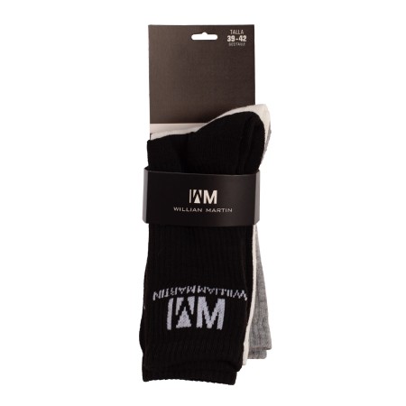 PACK DE 3 PARES DE CALCETINES WILLIAM MARTIN 4WEAR