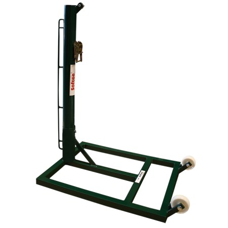 JUEGO POSTES TENIS METÁLICOS Ø 80 MM TRASLADABLES