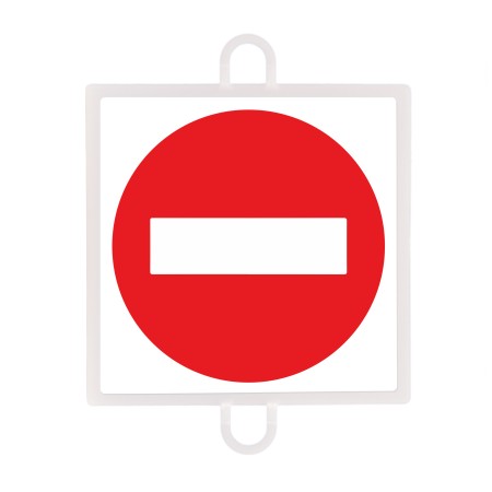 PANEL DE SEÑALIZACIÓN TRÁFICO DE PROHIBICIÓN Nº 1 DIRECCIÓN CONTRARIA