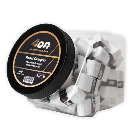 TARRO OVERGRIP BLANCO 4ON PREMIUM COMFORT - 60 PIEZAS