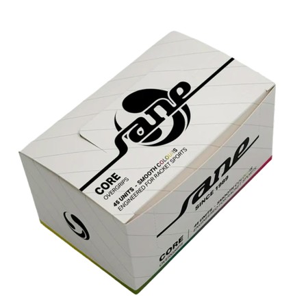 CAJA DE 45 OVERGRIPS SANE CORE LISOS MULTICOLOR