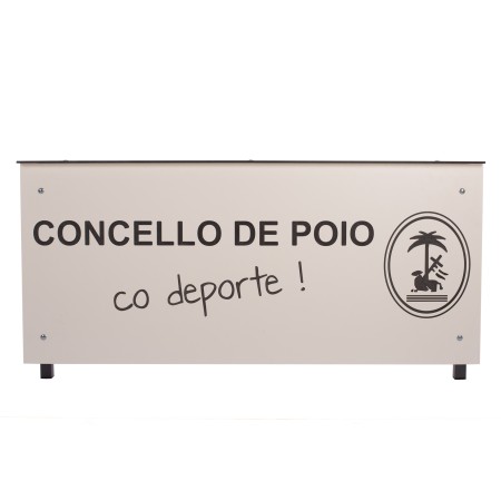 MESA ANOTADORES COMPLETA FENÓLICO 12 MM COLOR PERSONALIZABLE