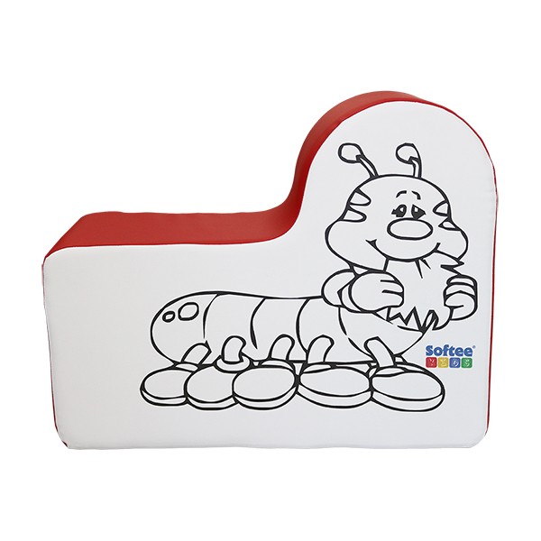 FIGURA GUSANO 64 ALTO X 25 ANCHO X 80 FONDO CM