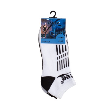 PACK 3 PARES CALCETINES SOFTEE RACE CAÑA BAJA PACK 3 PARES CALCETINES SOFTEE RACE CAÑA BAJA