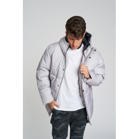 CHAQUETA PADDED CON FORRO GRIS