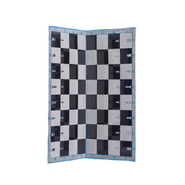 TABLERO AJEDREZ 43 CM PLEGABLE - INCLUYE FICHAS SENCILLAS-