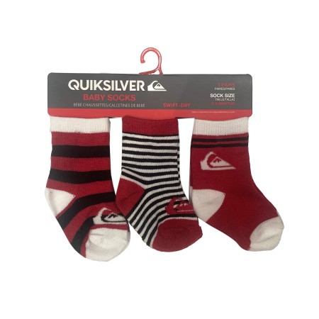 PACK 3 CALCETINES BEBÉ QUICKSILVER INSIDE BASIC 7B515Z PACK 3 CALCETINES BEBÉ QUICKSILVER INSIDE BASIC 7B515Z