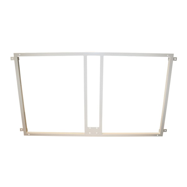 SOPORTE METALICO PARA SUJECCION TABLERO Y ARO BALONCESTO A LA PARED- BLANCO