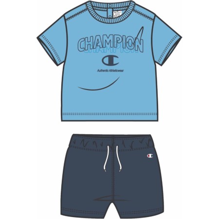 Conjunto Champion Graphic Azul