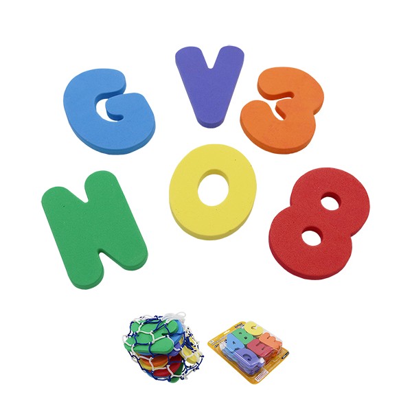 SET LETRAS Y NÚMEROS FOAM