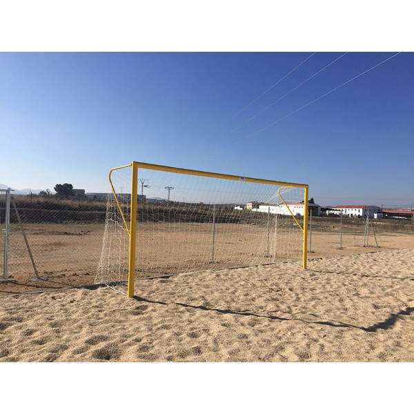 JUEGO PORTERÍAS FÚTBOL-PLAYA METÁLICAS 100MM