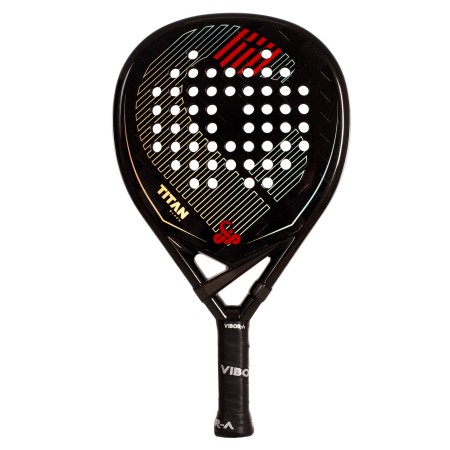 PACK PALA PÁDEL VIBOR-A TITAN 15K BLACK TWILL