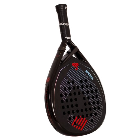 PACK PALA PÁDEL VIBOR-A TITAN 15K BLACK TWILL