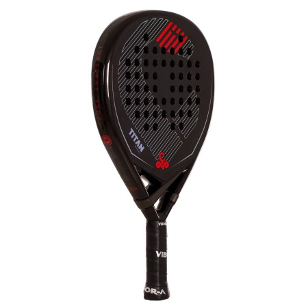 PACK PALA PÁDEL VIBOR-A TITAN 15K BLACK TWILL