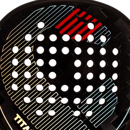 PACK PALA PÁDEL VIBOR-A TITAN 15K BLACK TWILL