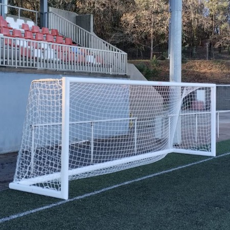 JUEGO PORTERÍAS ALUMINIO FÚTBOL 7 120X100 MM TRASLADABLES JUEGO PORTERÍAS ALUMINIO FÚTBOL 7 120X100 MM TRASLADABLES
